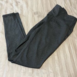 Athleta leggings.  Snakeskin pattern.  Size small.